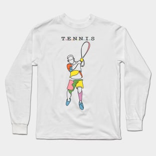 Tennis Sport Long Sleeve T-Shirt